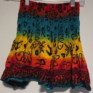 Multicolor Bohemian Skirt